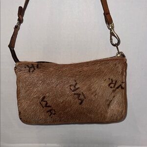 WR Vintage Cowhide Baguette Purse